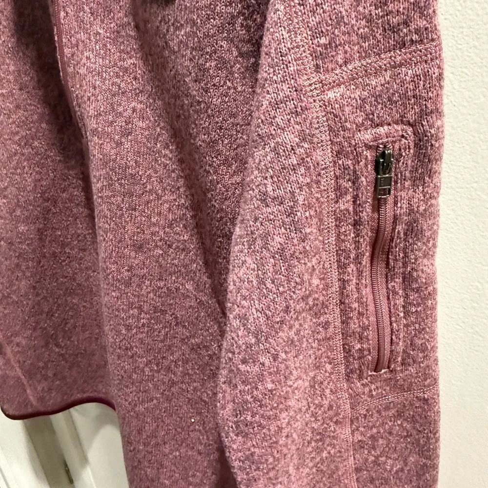 Patagonia Better Sweater Fleece Womens Medium Kipi Pink 1/4 Zip Pullover 25617 - Image 4