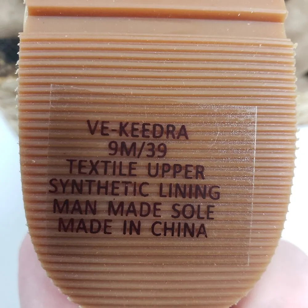 Vince Camuto Womens 9 Keedra Snake Embossed Platform Wedge Sandal NEW - Image 9