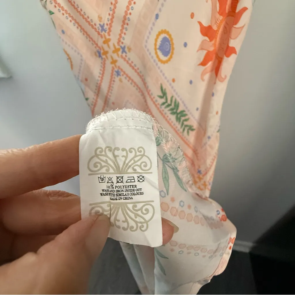 Never Fully Dressed US 8 Mya Maxi Dress Cami Peach Sunshine Boho Resort Coastal Orange - Image 6