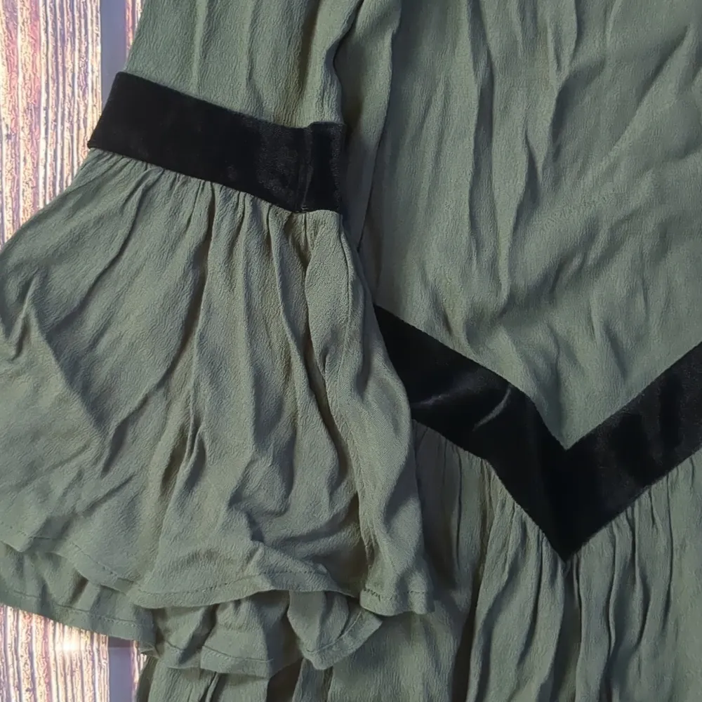 Muche & muchette Raleigh BOHO dress green and black dress One Size Size undefined - Image 3