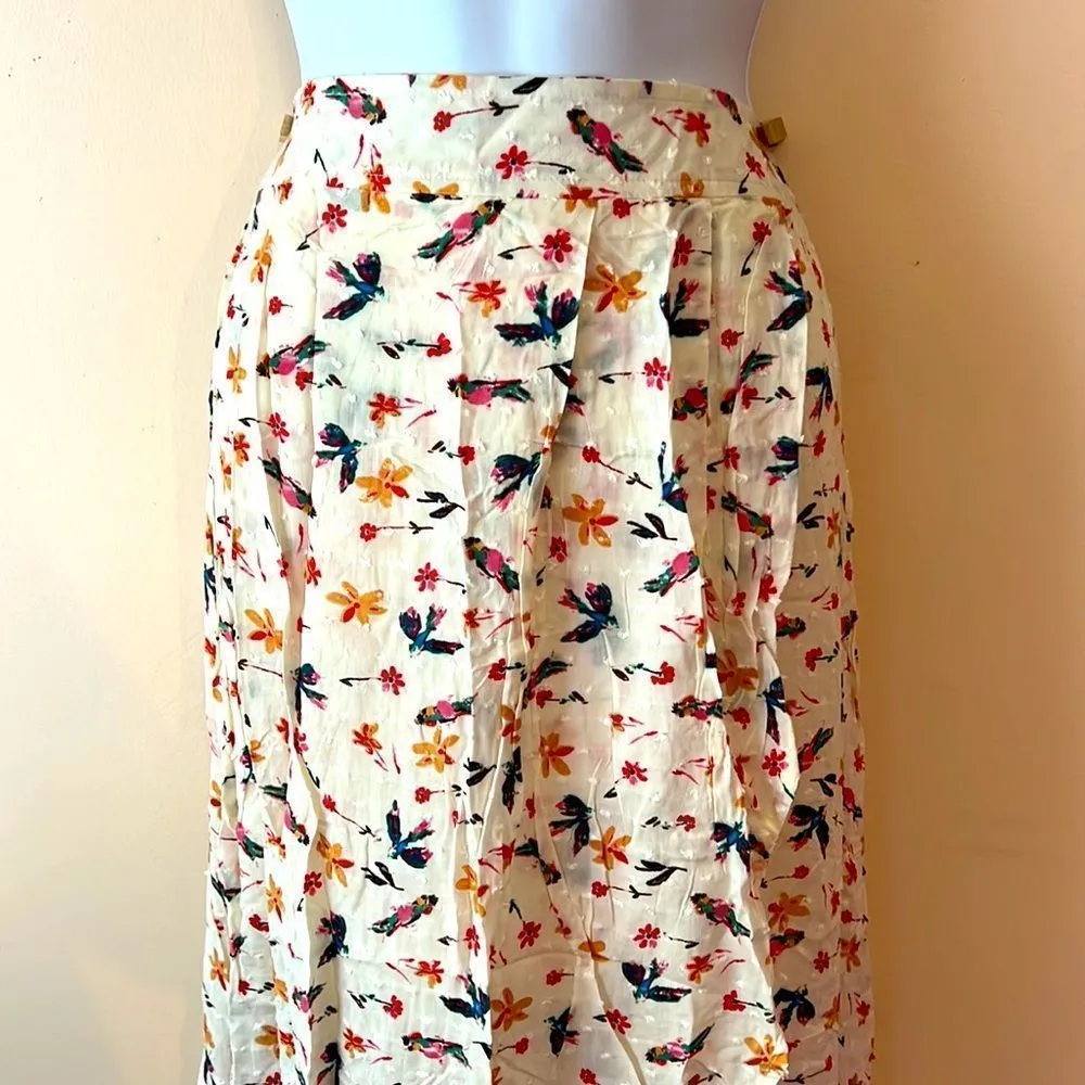 Honey Punch Hi Lo Ivory Multi Skirt Sz S - Image 2