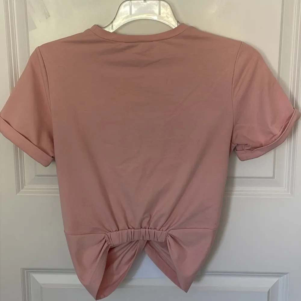 Walter Baker Camille Pink Twist Front Tee Small - Image 4
