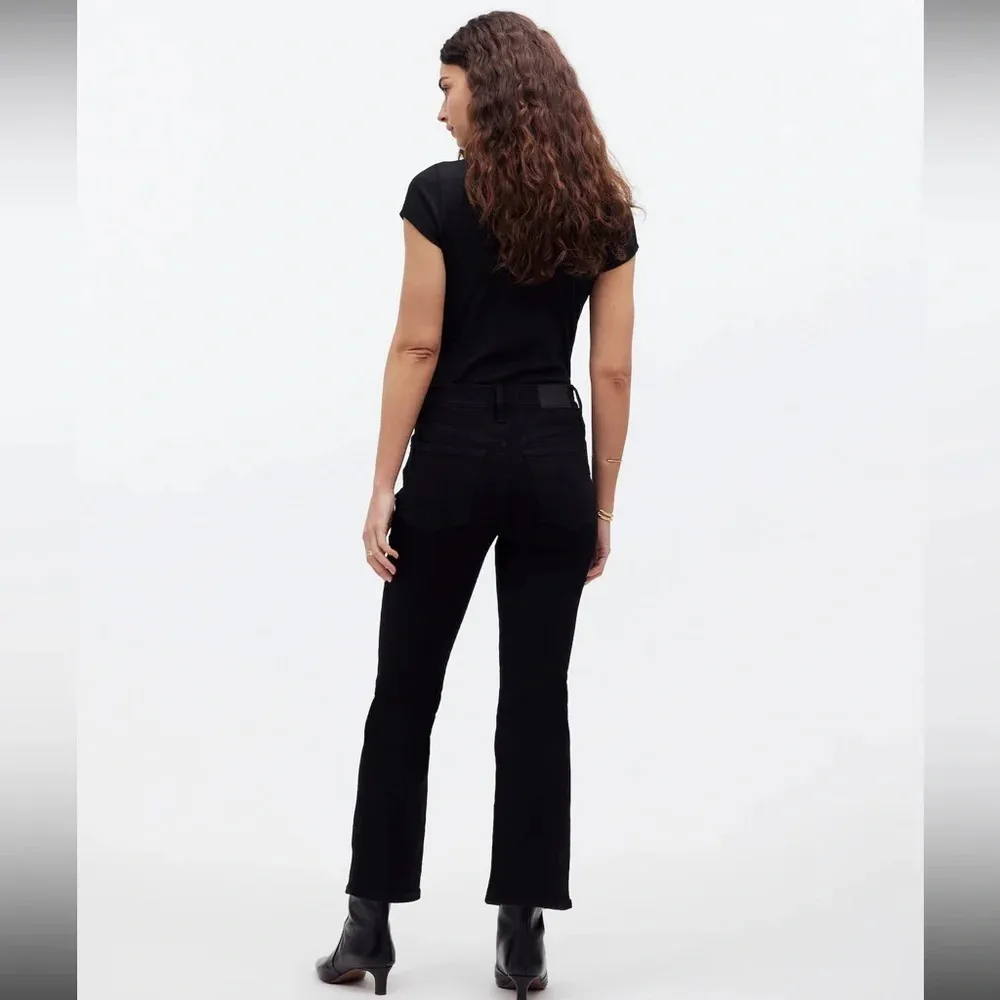 Madewell Kick Out Crop Jeans Black 26 Tall - Image 4