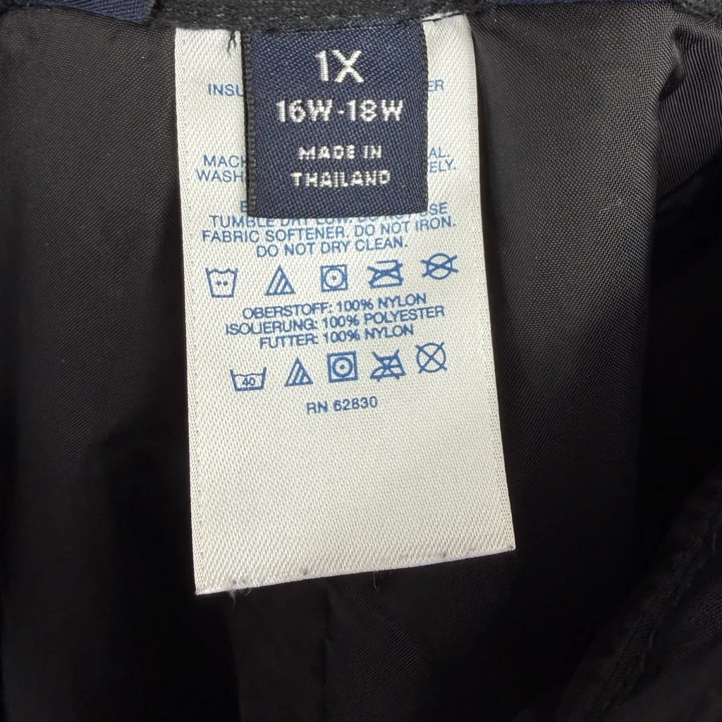 Lands’ End squall women’s 1X black snow pants water proof insulated outdoor - Image 5