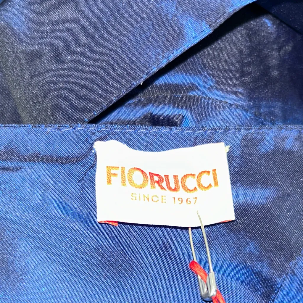 Fiorucci Blue Satin Women's Bustier - Image 5