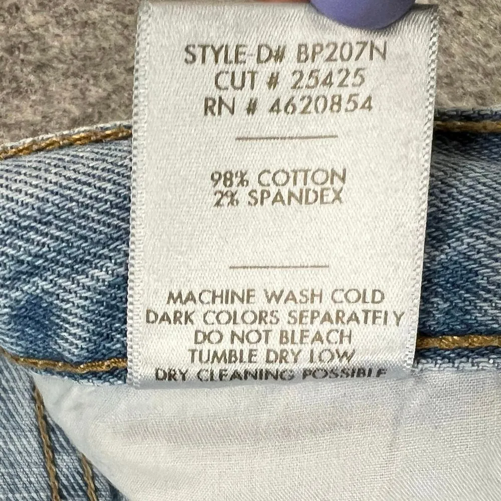 Just Black Denim Basic Mom Jeans Womens 29 Blue Light Wash High Rise Timeless - Image 16