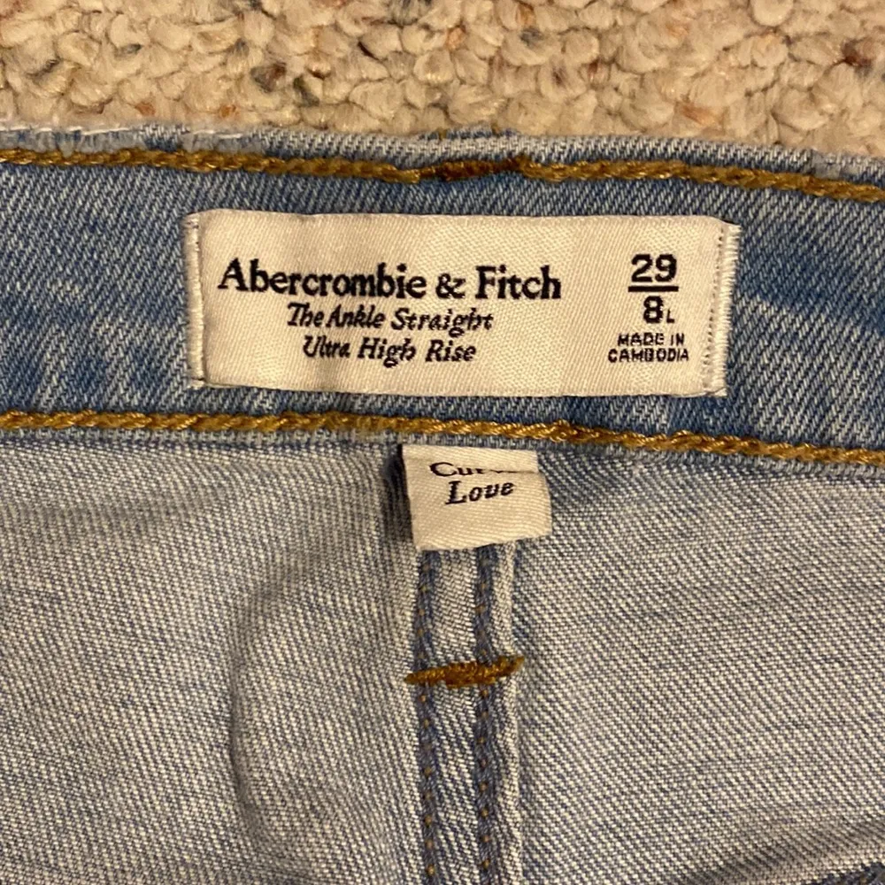 Abercrombie & Fitch A&F Jeans 8 29 Long Ankle Straight Ultra High Rise - Image 4