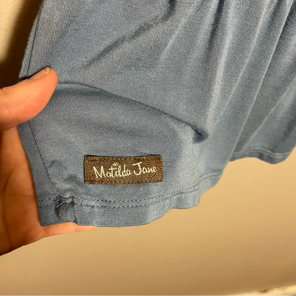 Matilda Jane Just Imagine Halle Ruffle Hem Peplum Tank Top Size XS - Image 4