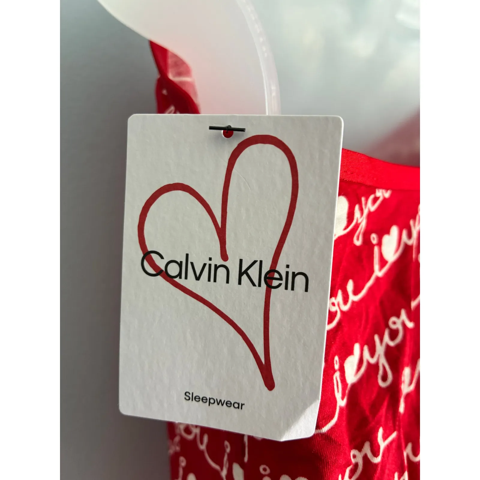 Calvin Klein Pajama Set "I Love You" Small NWT - Image 8