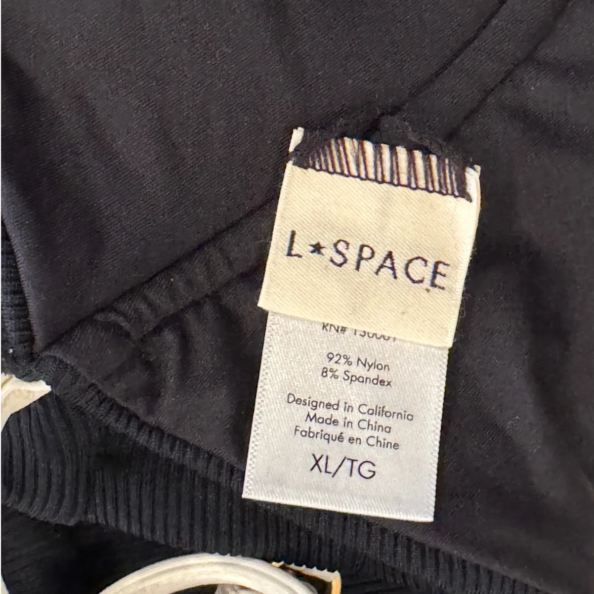 LSPACE Hazel Ribbed Bikini Top Size XL - Image 6