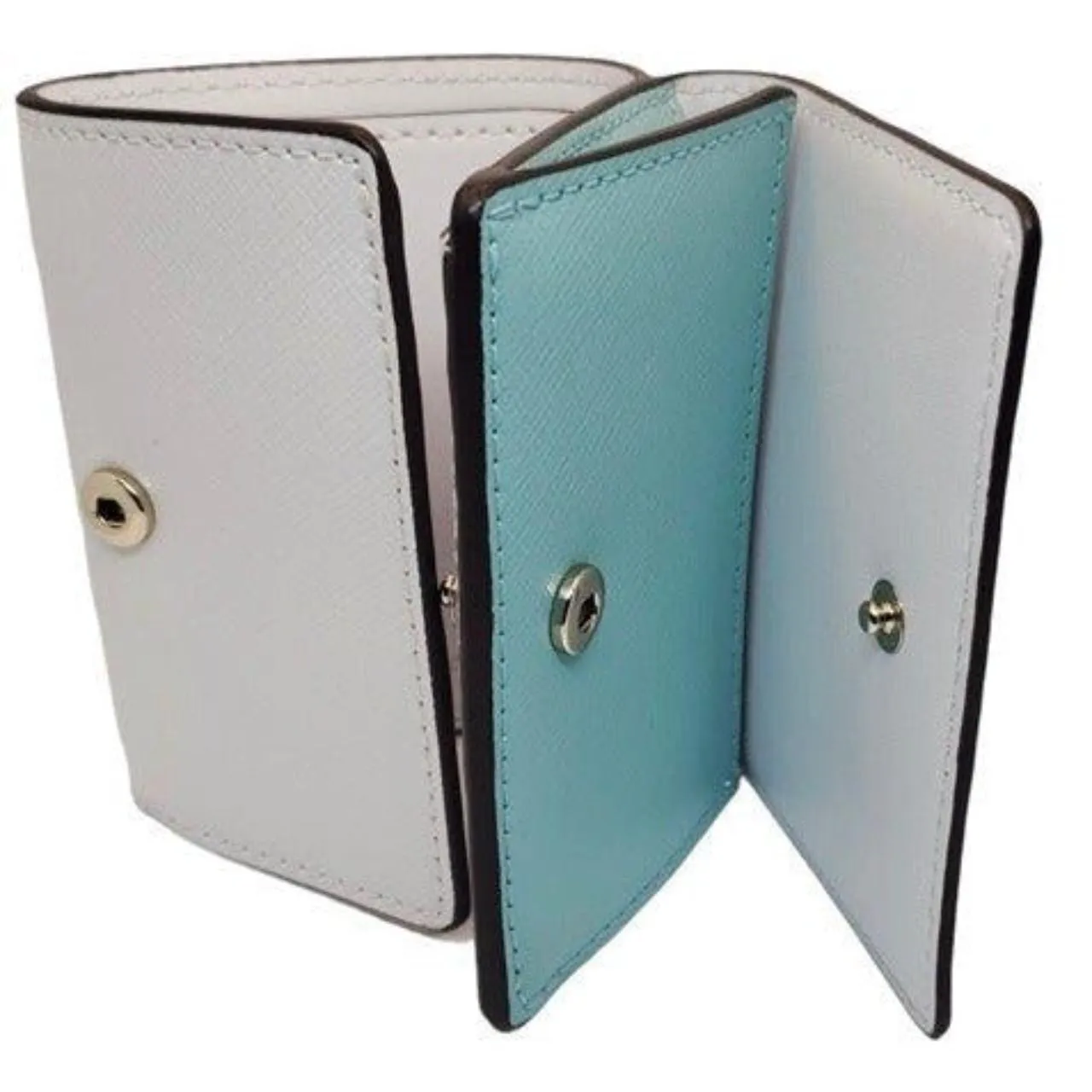 Kate Spade New York Poolside Staci Colorblock Micro Tri Fold Wallet - Image 6