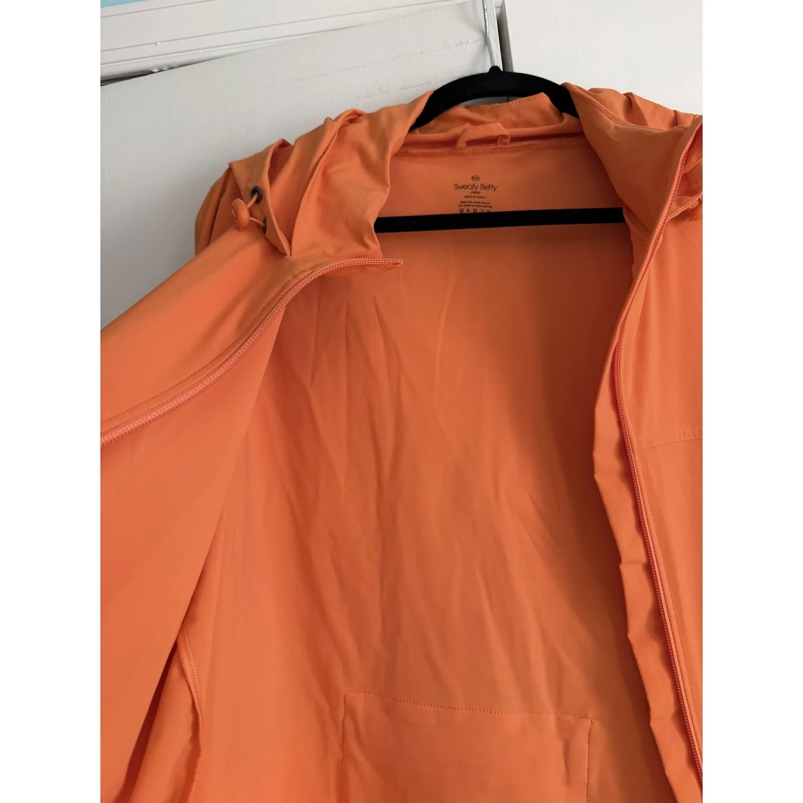 Sweaty Betty Active Jacket Neon Orange Size‎ XXL | Ahleisure Luxe | Streetwear - Image 3