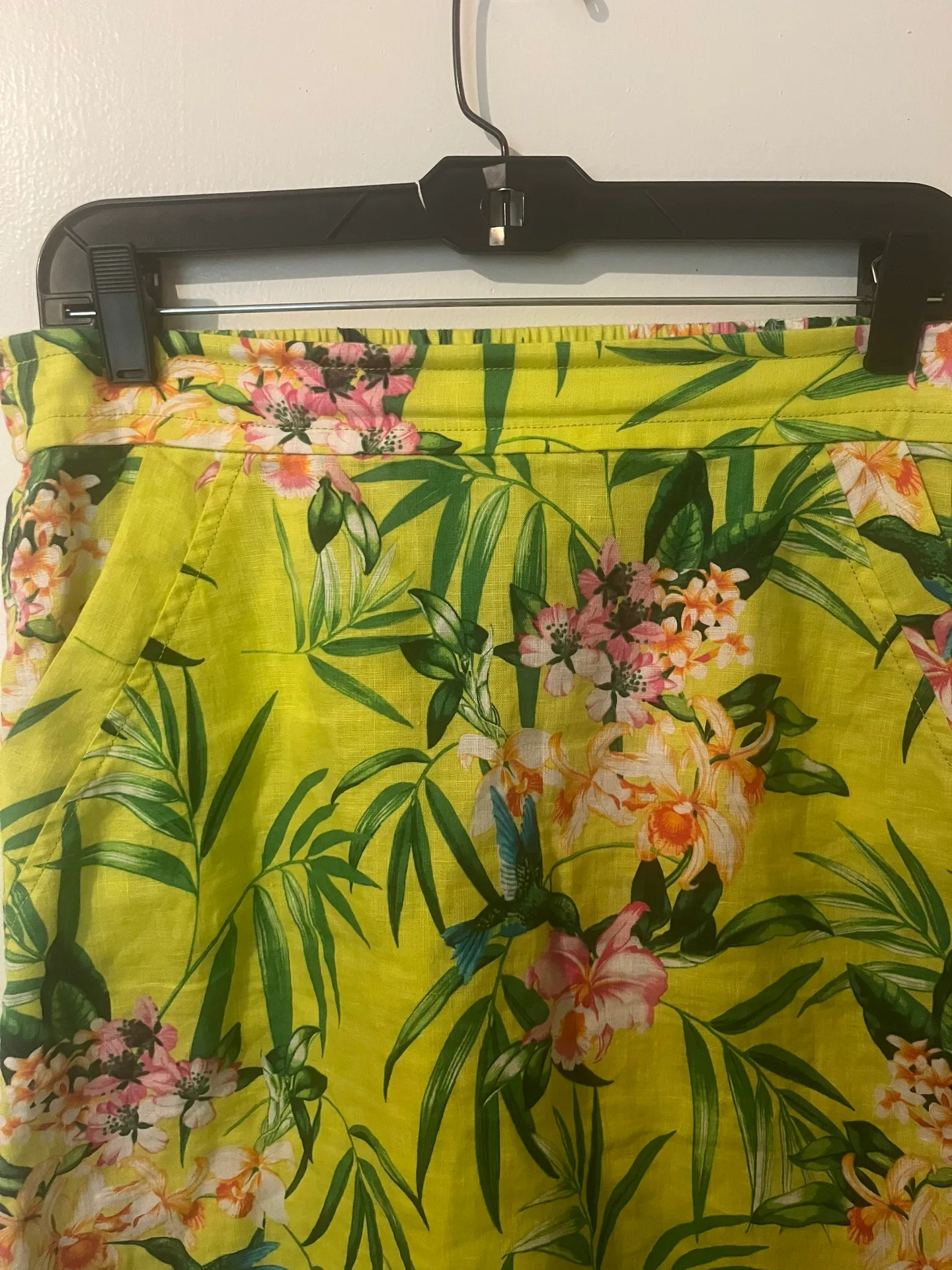 Tommy Bahama Women's Tropical Floral Linen A-Line Skirt Multicolor Size S - Image 2