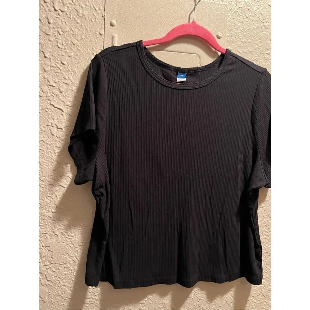 Old Navy Black Shirt Woman’s Size 2X - Image 3
