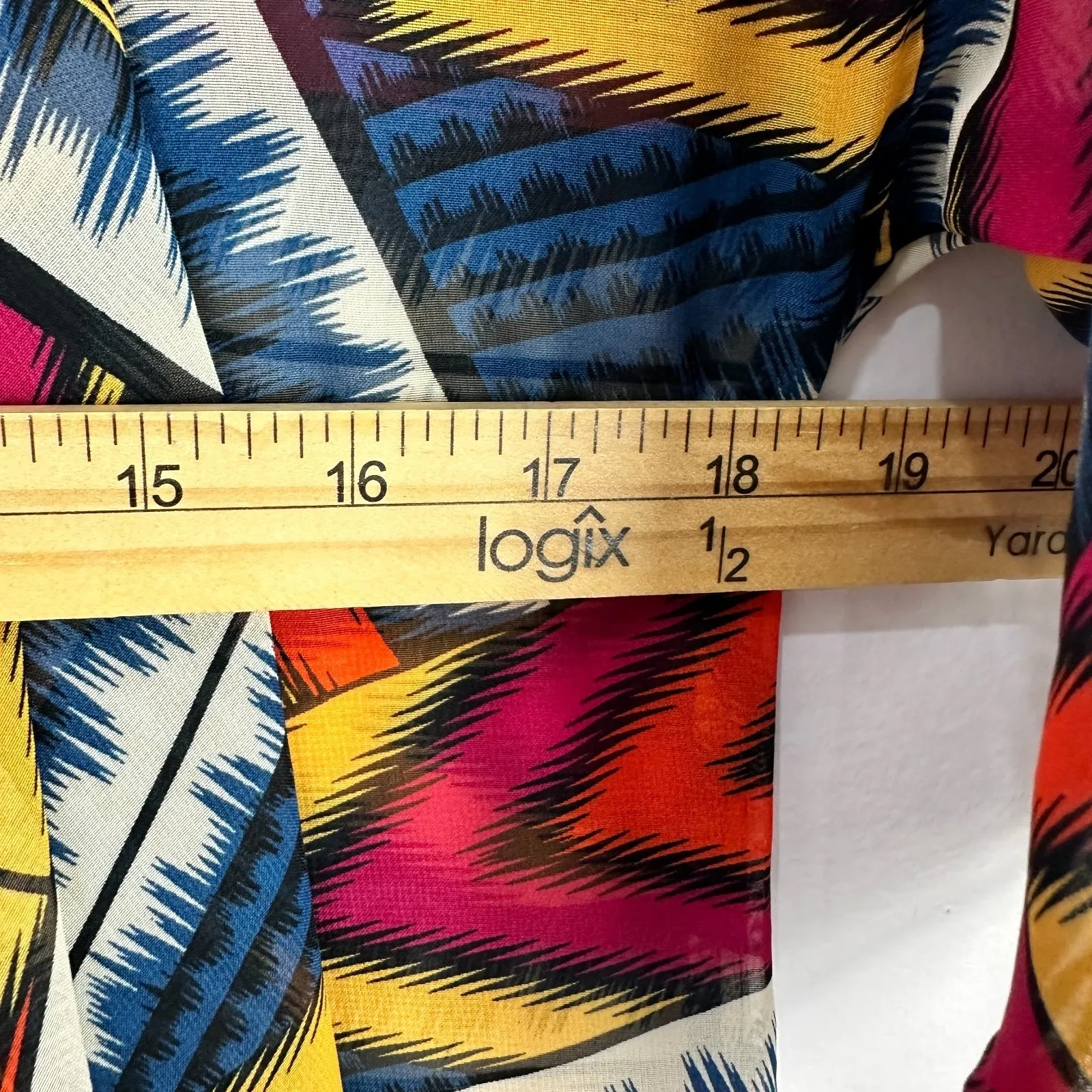 LuLaRoe Lindsay Kimono S Multicolor Geometric Sheer Boho Layering Cardigan - Image 7