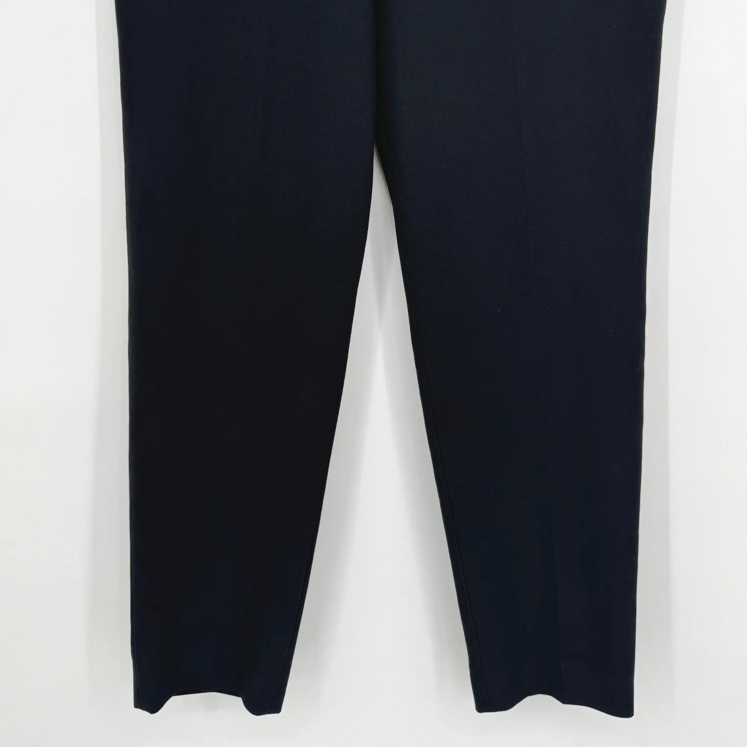 Hugo Boss Slim Fit Ankle Pant Size 10 Black Stretch Trousers Minimalist Workwear - Image 6