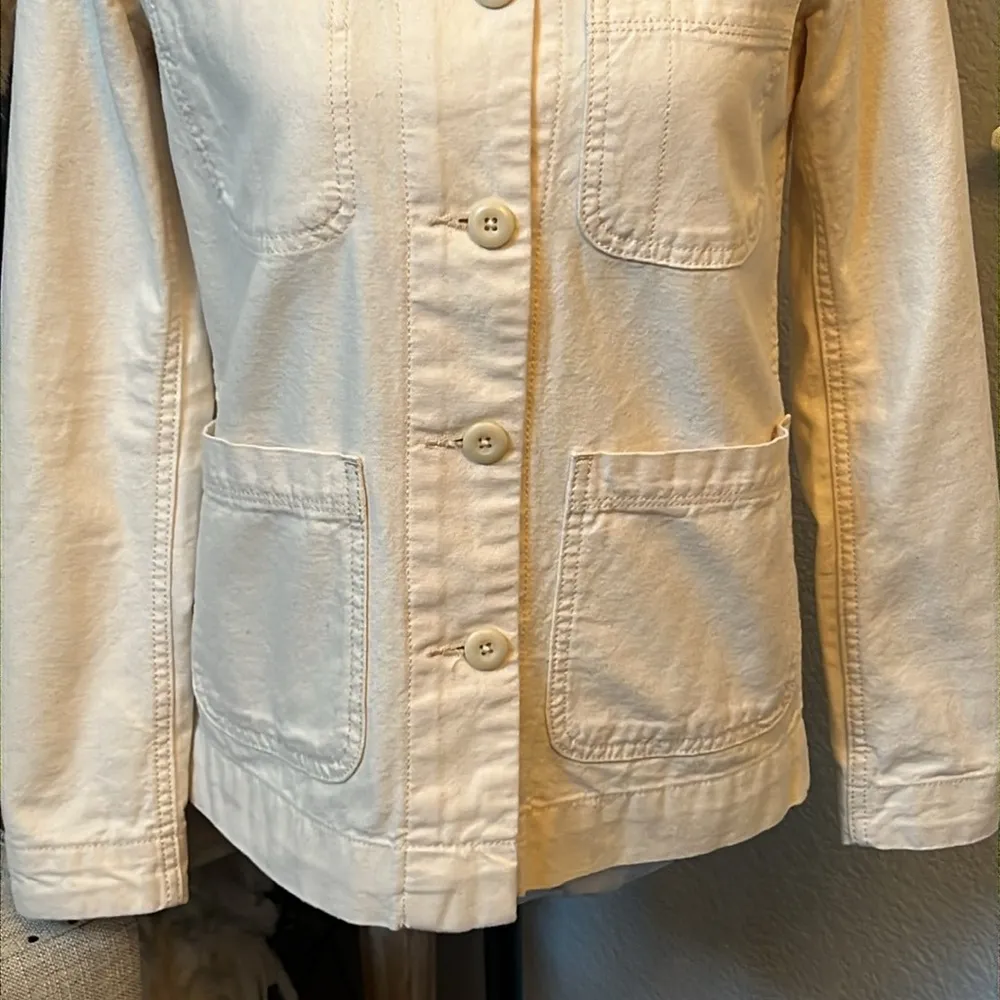 Everlane Denim Chore Jean Jacket Size XXS - Image 4