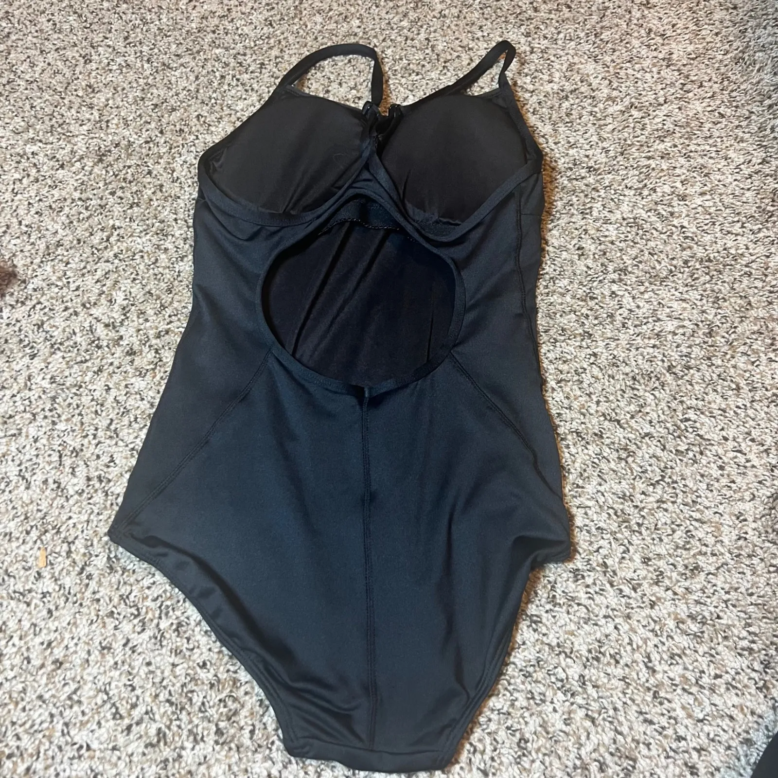 Baleaf Leotard One‎ Piece Swimsuit Athletic Dance Black Size 34 - Image 6
