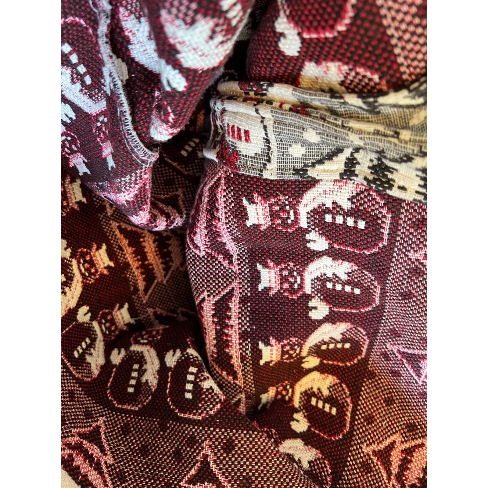 Breckenridge‎ Patchwork jacket shacket XL Extra Large Ugly Christmas Snowman - Image 10