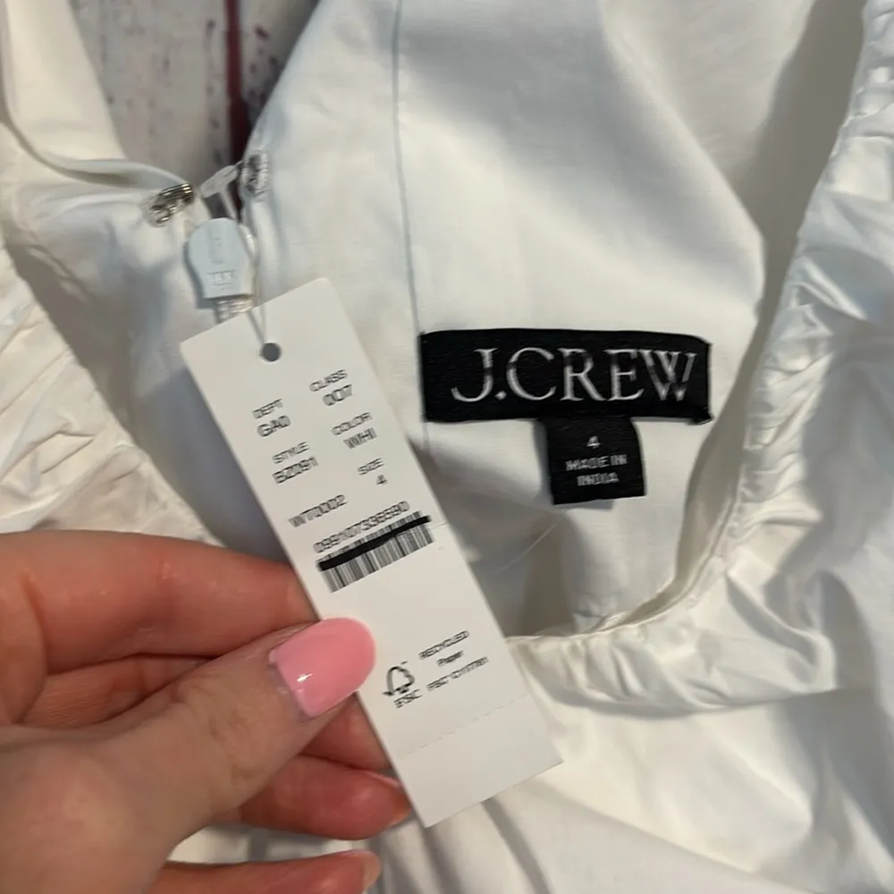 NWT J. Crew Cecily top in stretch cotton poplin blend - Image 12