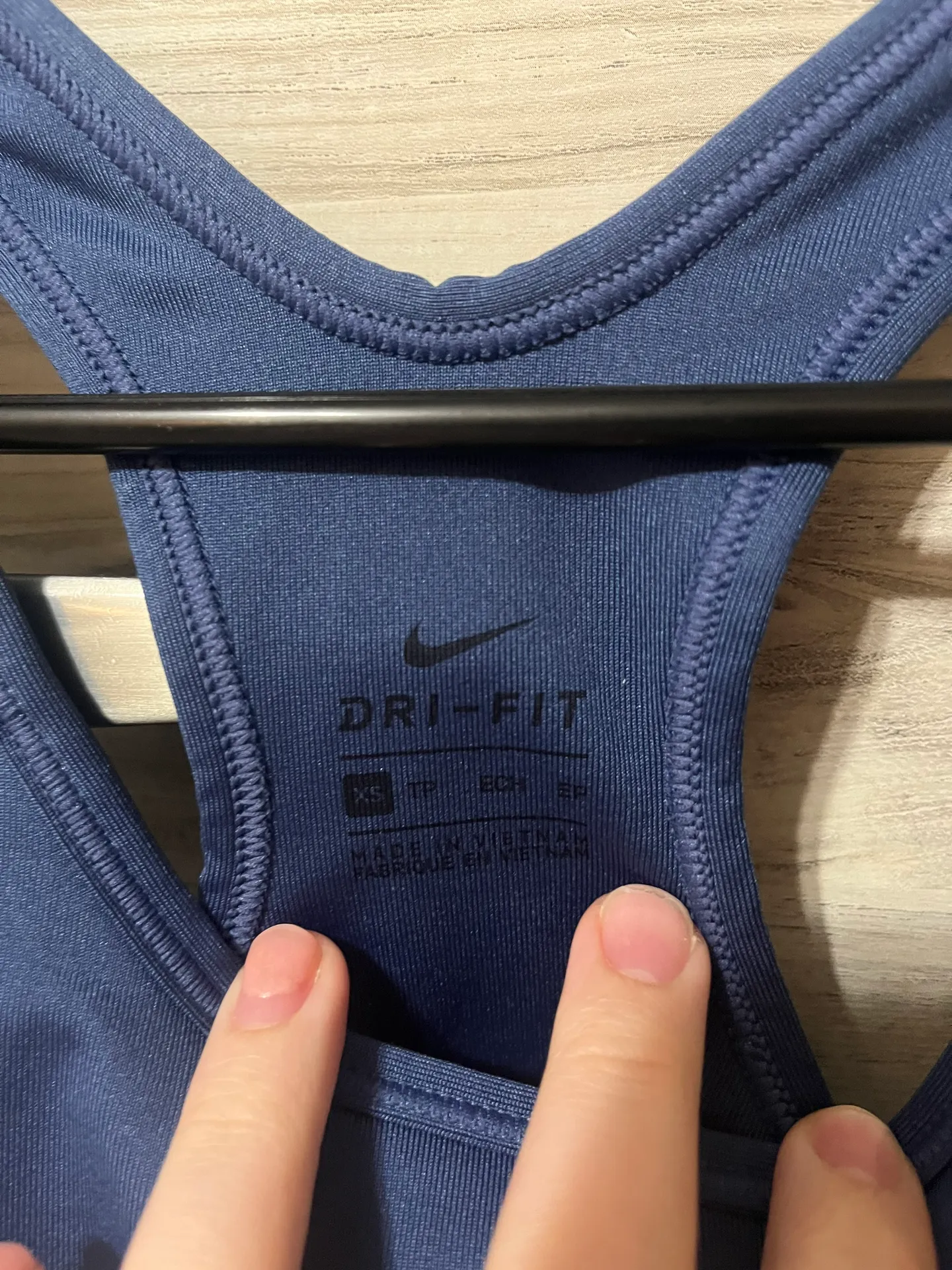 Navy Blue Sports Bra - Image 3