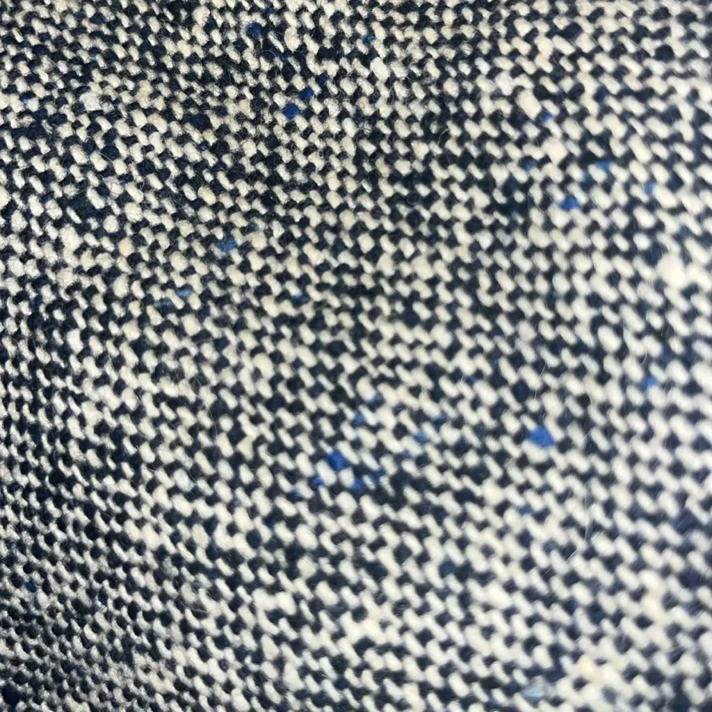 Vintage Orvis Wool Blazer Jacket 14P Navy White Tweed - Image 8