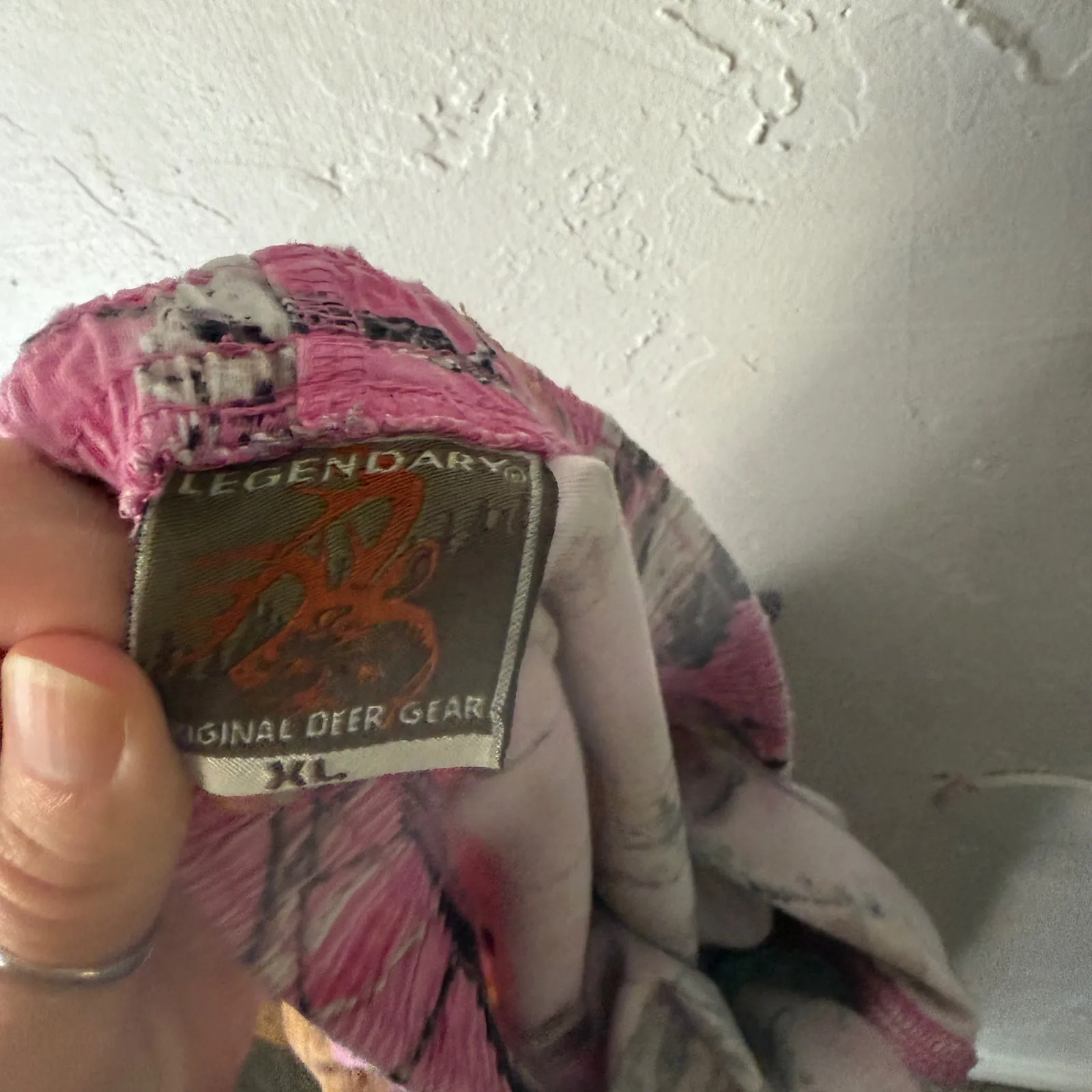 Legendary Y2k Deer Gear Pink Camo Pajama Pants Lounge Sleepwear Women's XL - Image 7