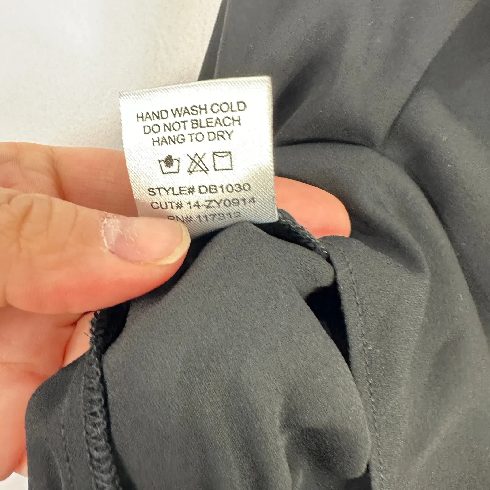 ZOA New York Dress M Black Minimalist Overlay Layered Evening Cocktail Party Size M - Image 8