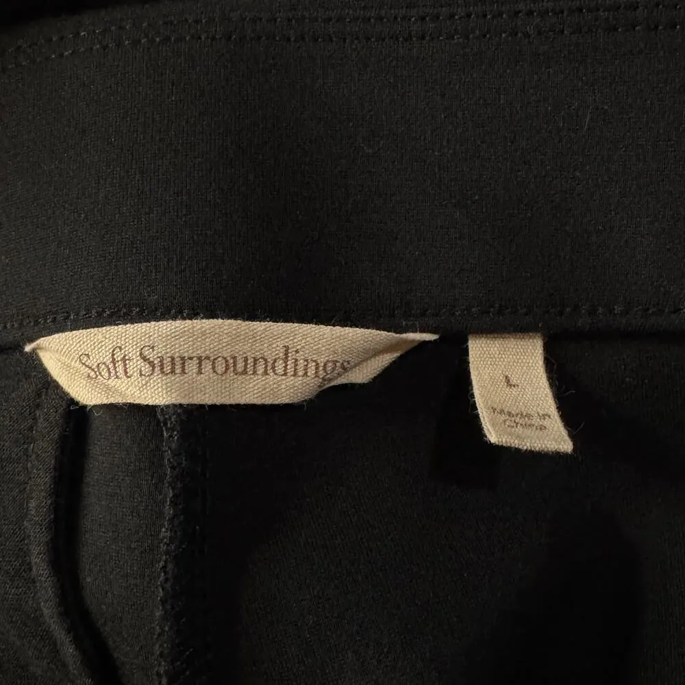 Soft Surroundings Large Ponte Bootcut Pants Pull-On Stretch Pocket Tummy Control - Image 6