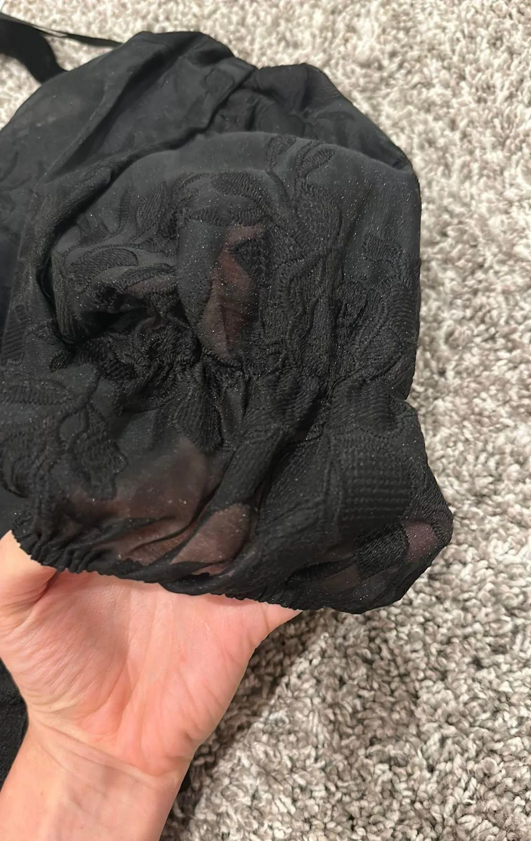  Nwt One Shoulder Black Top - Image 2