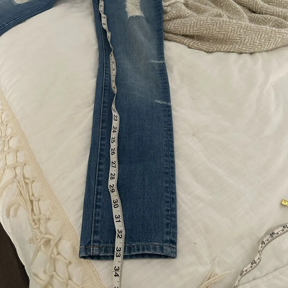 Genetic Denim Women’s 27 Low Rise Distressed The Shane Jeans - Image 5