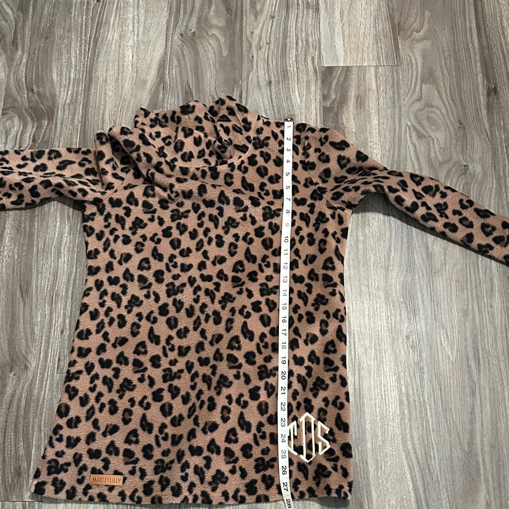 Elegant Leopard Print Cowl Neck Blouse - Image 11
