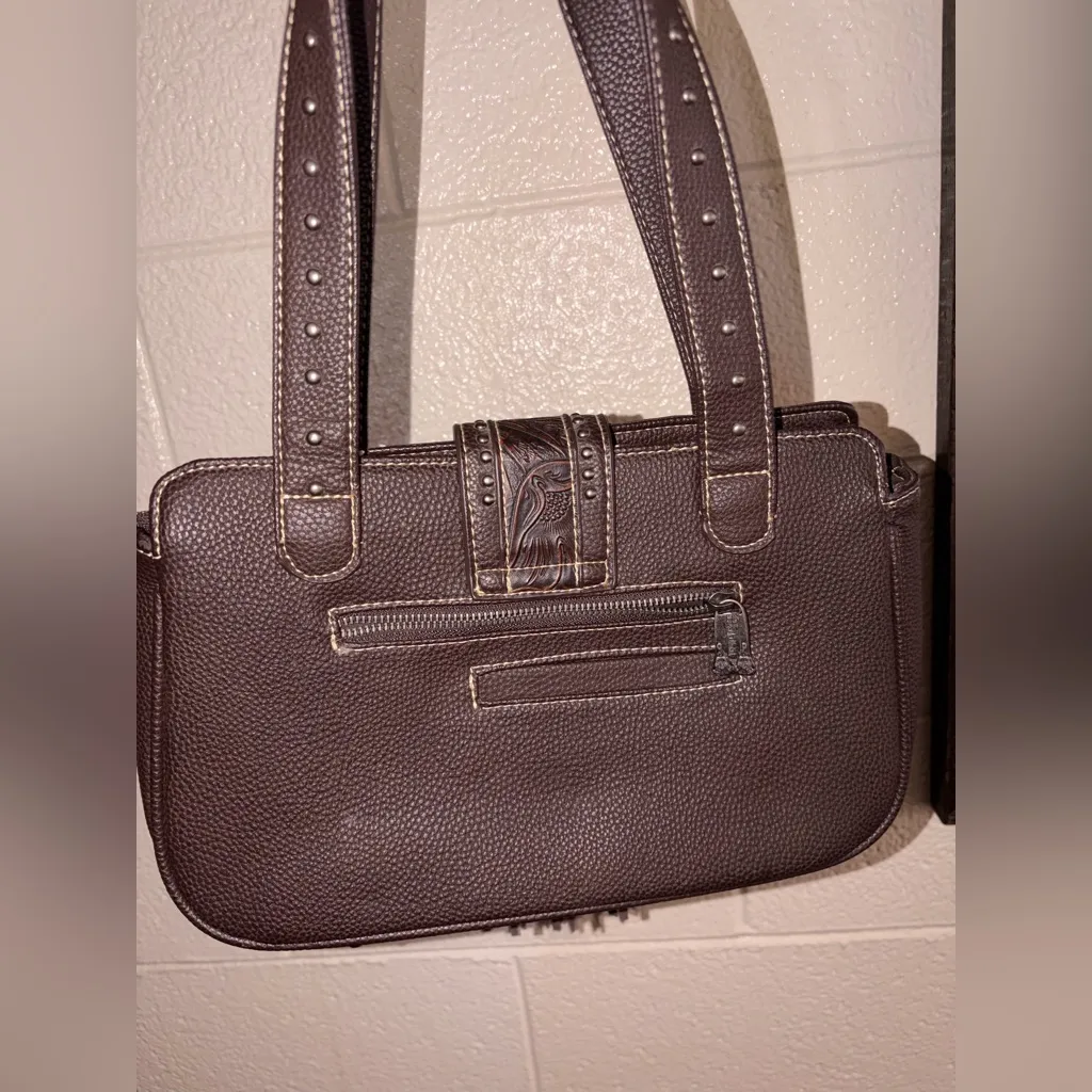 Montana West Trinity Ranch Fringe Squared Boho Purse - Image 4