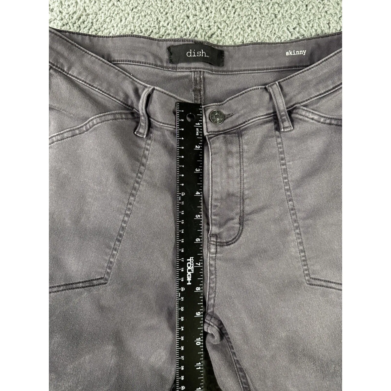 Dish Skinny Jeans Women 31 Skinny‎ Mid Rise Gray - Image 4