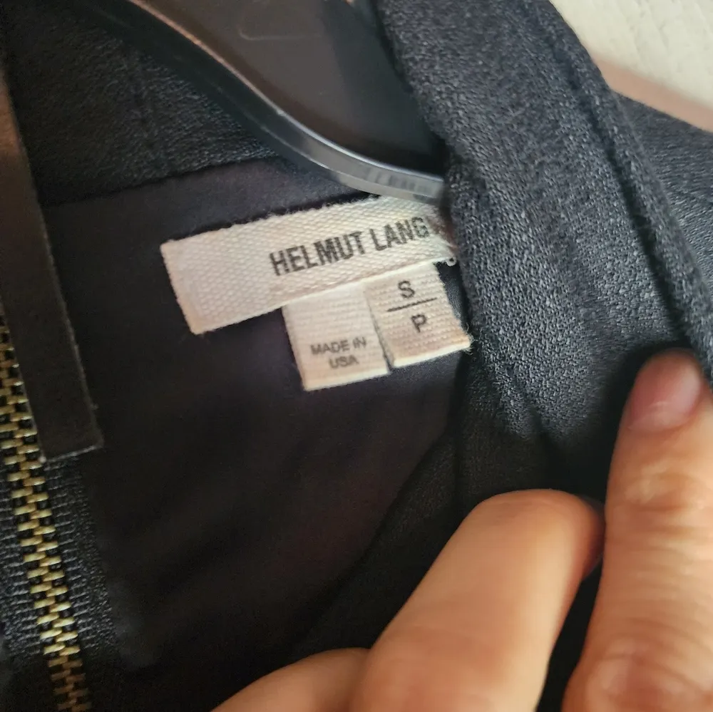 Helmut Lang Sleeveless Draped Top Black Size S - Image 2