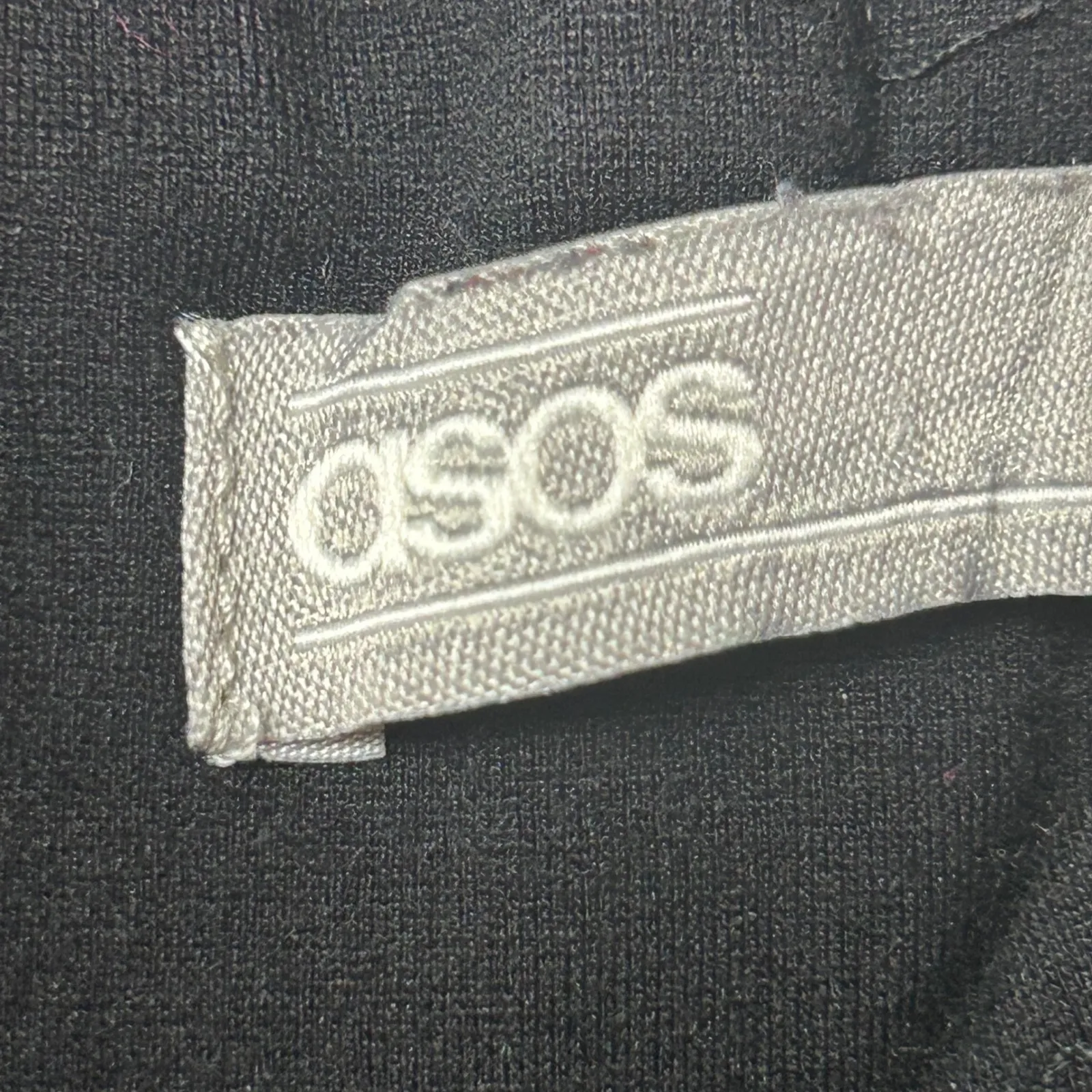 ASOS Black High Waisted Zipper Side Slim Leg Pants Womens Size 0 - Image 6