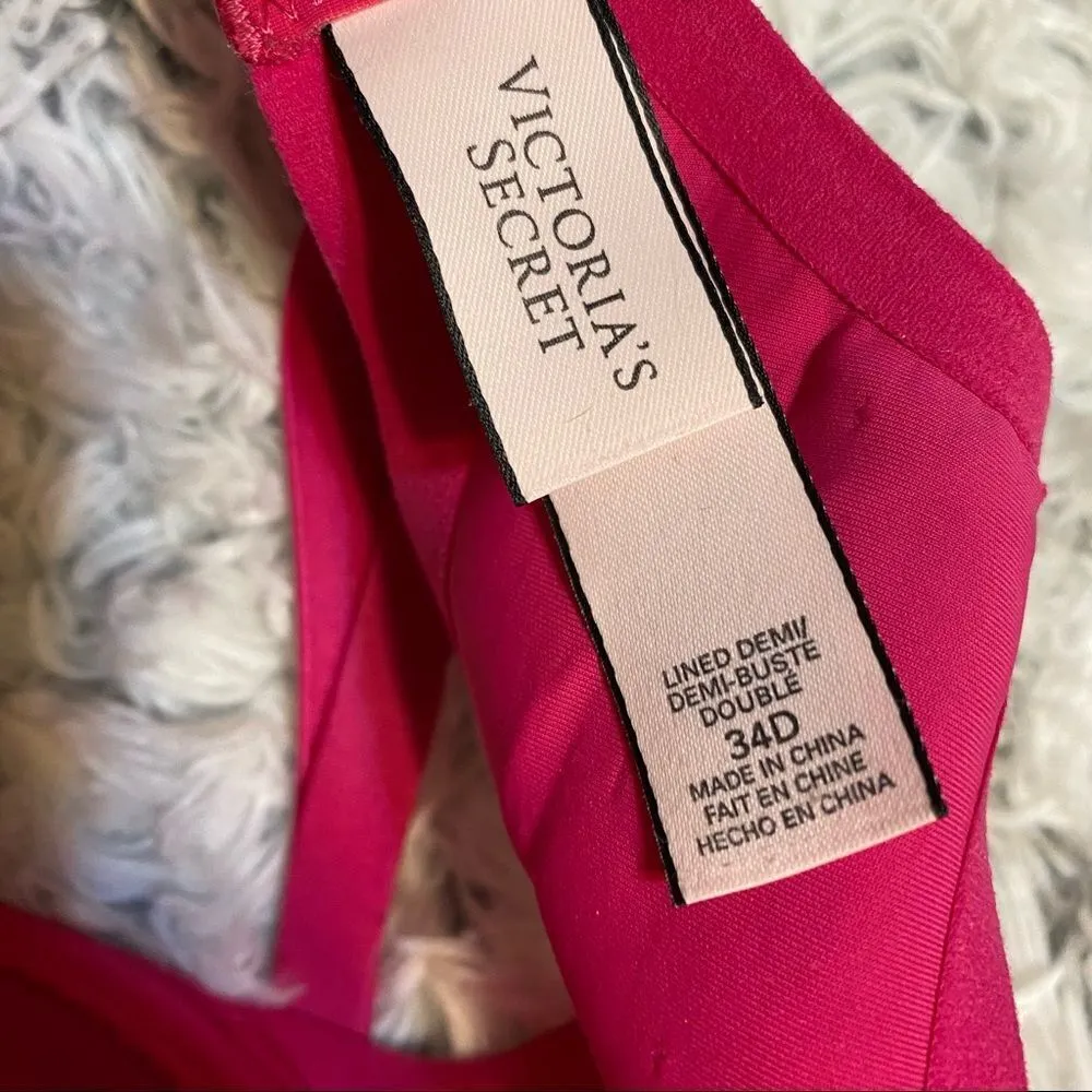 Victoria's Secret Lined Demi-Buste Double Bra. - Image 5