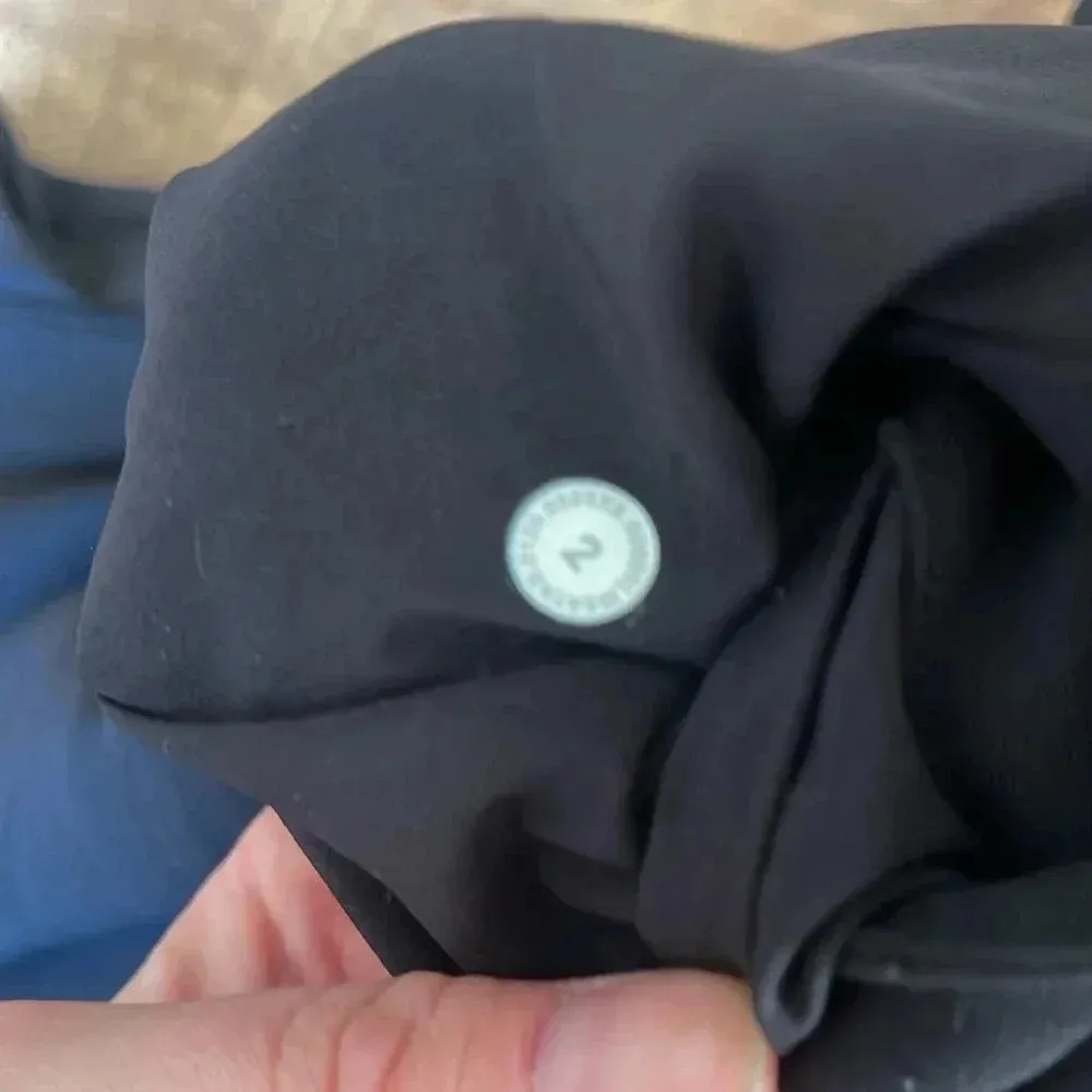 Noir Pant Black Dress Pants Elastic waist and tie LIKE NEW - Image 8