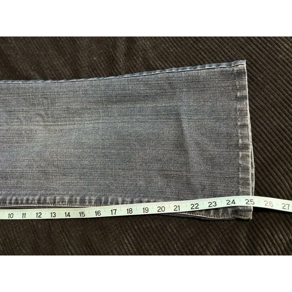 Fashion Bug Crop Denim Jeans Mid Rise Size 18P Medium Wash‎ - Image 7