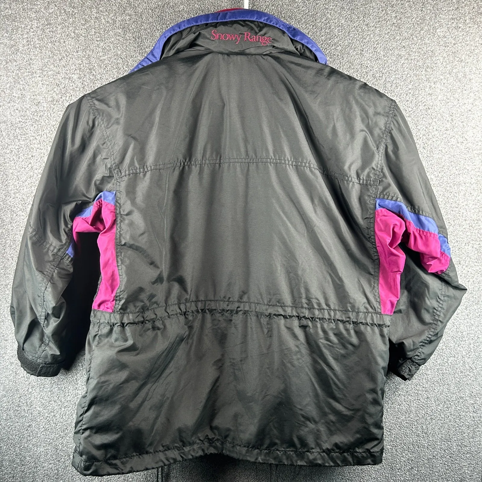 Vintage‎ 90's Columbia Women's Snowy Range Windbreaker Jacket Purple Black Small - Image 12