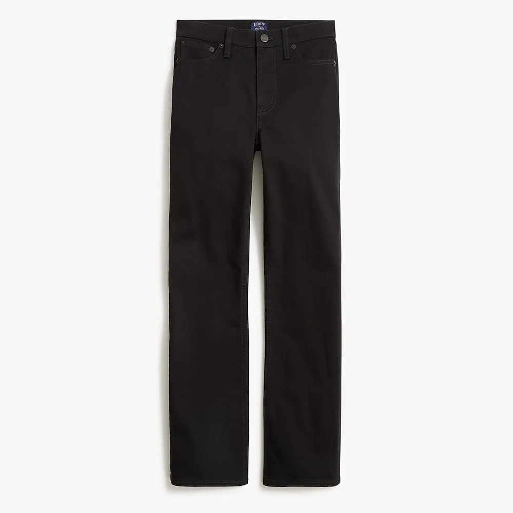 J. Crew High Rise Petite flare crop black jean in all-day stretch Size 26P - Image 4