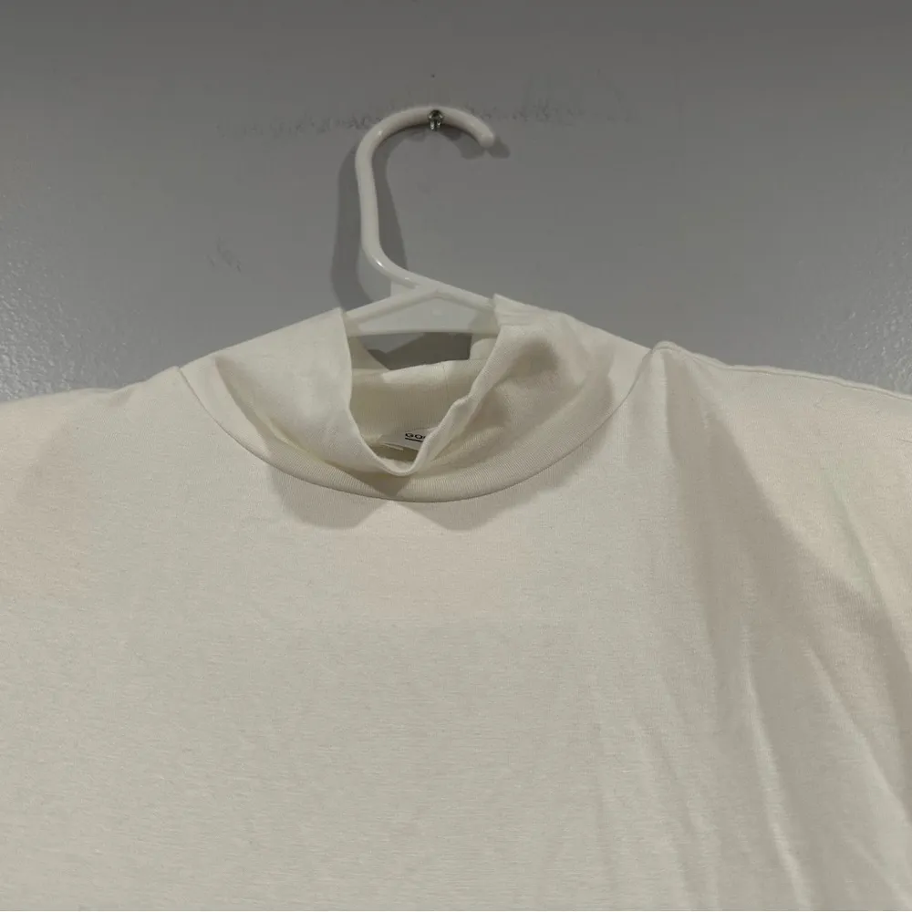 Good American Mock Neck Power Shoulder Pad Essential Bodysuit Size 1 Small S - Image 5