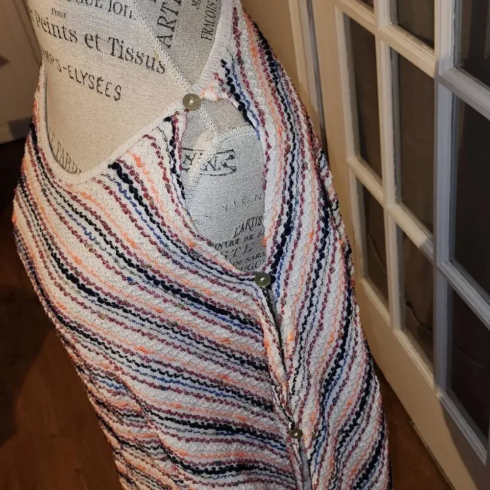 Anthropologie Postmark Womens Malu‎ Soacedyed Cold Shoulder Top XL - Image 4