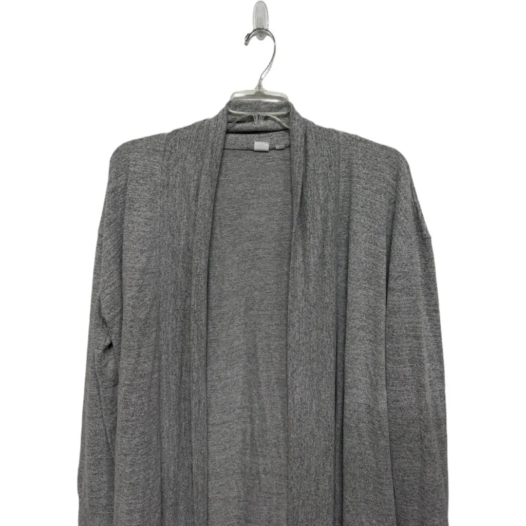Gap Gray mid long length Grannycore cardigan size XL Monochrome Layering - Image 2