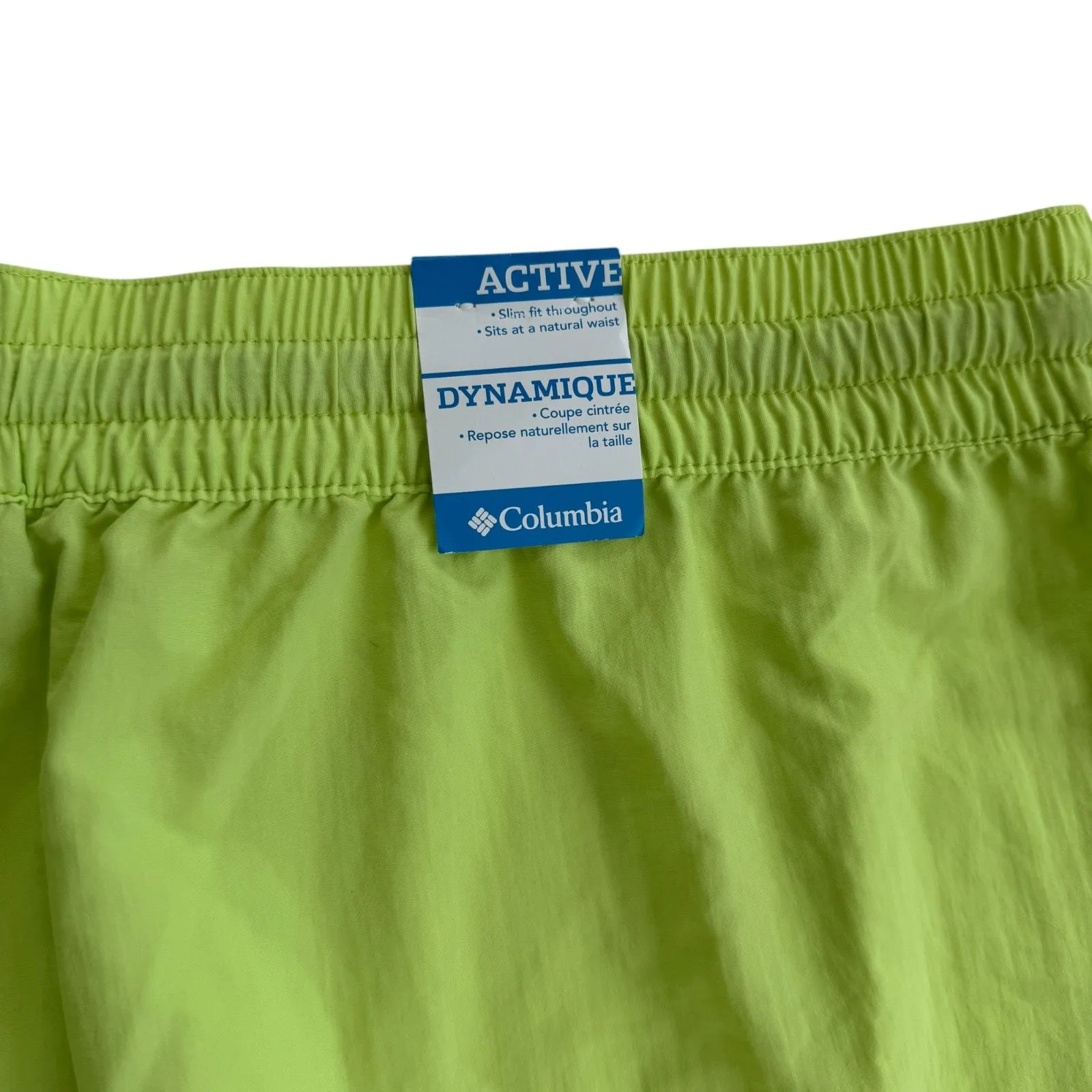 NWT Women's Columbia Endless Trail Short 4" Inseam‎ Size XL Neon Green - Image 4