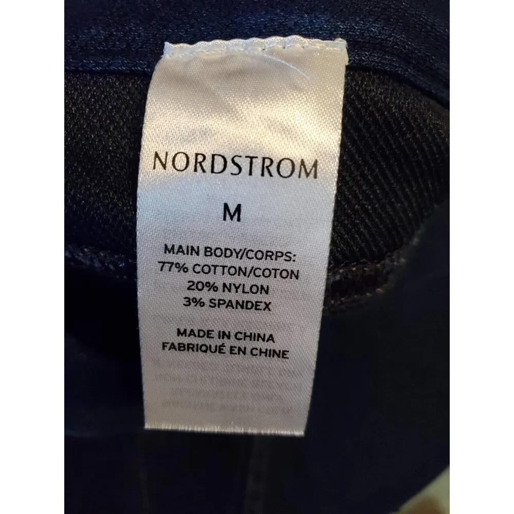 Nordstrom Womens Blue Denim Cotton Comfort Waist Leggings Jeans Pant Size Medium - Image 9