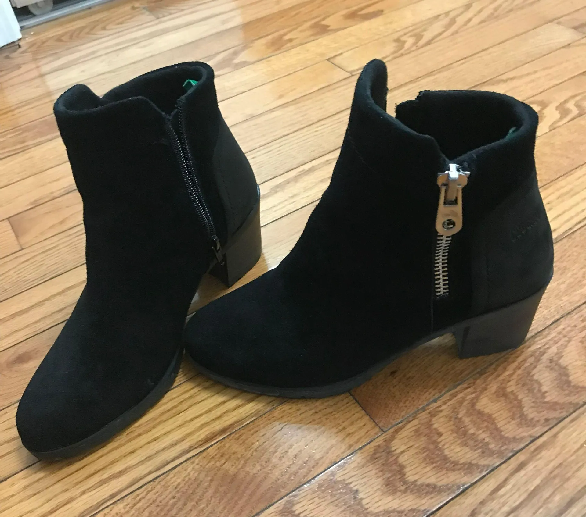 Cougar Anton Suede Block Heel Waterproof Boot Black Size 7 - Image 2