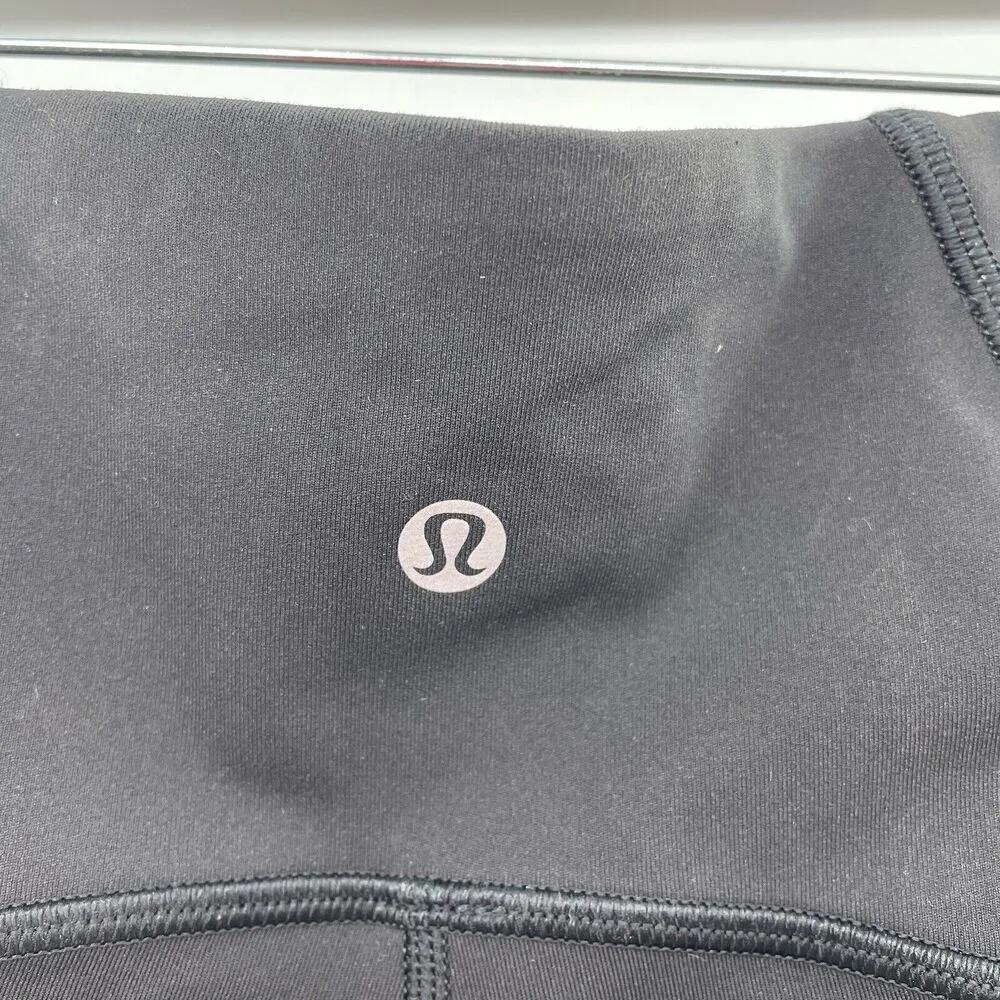 Lululemon Athletica Size 2 Train Times 7/8 Pants Leggings 25" Black Luxtreme - Image 6