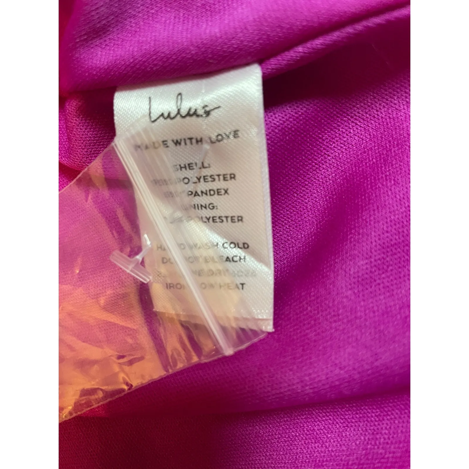 Lulus Hot Pink Halter Neck Fit Flare Mini Dress Size Small - Image 4