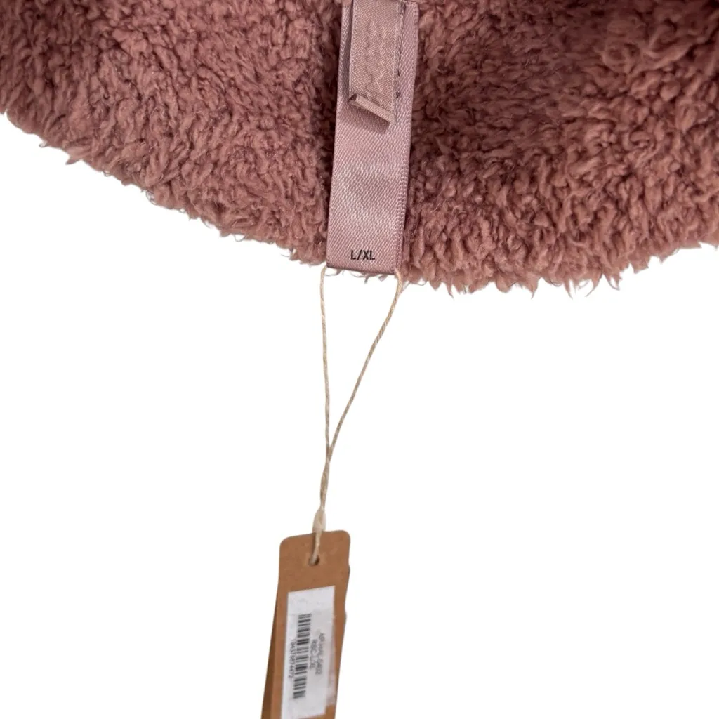 Skims Sherpa Teddy Cozy Knit Halter Tan Women’s Size L/XL NWT - Image 5